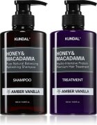 KUNDAL Honey & Macadamia Amber Vanilla sada pro suché a poškozené vlasy