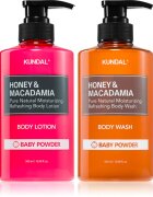 KUNDAL Honey & Macadamia Baby Powder sada na tělo