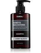 KUNDAL Honey & Macadamia Cherry Blossom přírodní šampon pro suché a poškozené vlasy 500 ml