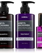 KUNDAL Honey & Macadamia Pink Grapefruit sada pro suché a poškozené vlasy