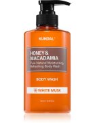 KUNDAL Honey & Macadamia White Musk jemný sprchový gel s hydratačním účinkem 500 ml