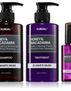 KUNDAL Honey & Macadamia White Musk sada pro suché a poškozené vlasy