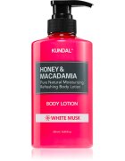 KUNDAL Honey & Macadamia White Musk vyživující tělové mléko s hydratačním účinkem 500 ml