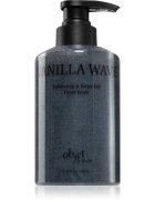 KUNDAL Objet Exfoliating & Waterfull Hand Wash pečující tekuté mýdlo na ruce s exfoliačním účinkem s vůní Vanilla Wave 380 ml