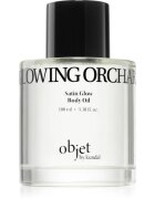 KUNDAL Objet Satin Glow Body Oil pečující tělový olej pro intenzivní hydrataci s vůní Glowing Orchard 100 ml