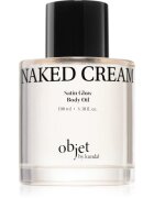 KUNDAL Objet Satin Glow Body Oil pečující tělový olej pro intenzivní hydrataci s vůní Naked Cream 100 ml