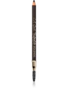 L.A. Girl Cosmetics Featherlite dlouhotrvající tužka na obočí s kartáčkem odstín Dark Brown 1.1 g