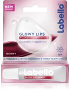 Labello Glowy Lips Berry tónovací balzám na rty s kyselinou hyaluronovou SPF 30 10 ml