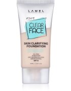 LAMEL OhMy Clear Face vysoce krycí make-up pro problematickou a mastnou pokožku odstín 401 40 ml