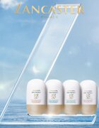 Lancaster Sun Perfect Air 50 Glow Booster ultra lehký ochranný fluid pro unavenou pleť SPF 50 40 ml