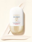 Lancaster Sun Perfect Air 50 Sensitive Mineral ultra lehký ochranný fluid pro citlivou pleť se sklonem ke zčervenání SPF 50 40 ml