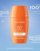 Lancaster Sun Sensitive Tinted Mattifying Fluid zmatňující emulze voděodolná SPF 50 30 ml