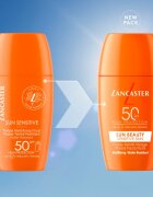 Lancaster Sun Sensitive Tinted Mattifying Fluid zmatňující emulze voděodolná SPF 50 30 ml