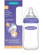 Lansinoh NaturalWave Glass kojenecká láhev Slow 1 ks