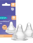 Lansinoh NaturalWave savička na láhev Slow 2 ks