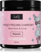 LaQ Kitten Peony čisticí peeling na tělo 220 g