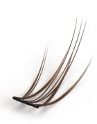 Lash Brow Bonding Eyelashes trsové nalepovací řasy Extra Small Brownie 1 ks