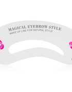 Lash Brow Eyebrow Stencil šablony na obočí 24 ks