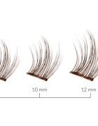 Lash Brow Press&Go Self-Adhesive Eyelashes samolepící trsové řasy Classy Night Brownie 1 ks