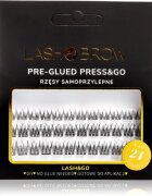 Lash Brow Press&Go Self-Adhesive Eyelashes samolepící trsové řasy No Make Up 1 ks
