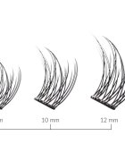 Lash Brow Press&Go Self-Adhesive Eyelashes samolepící trsové řasy No Make Up 1 ks