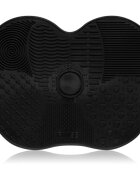 Lash Brow Silicone Make-up Brush Wash Matte Black čisticí podložka na štětce velikost S 1 ks