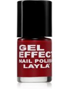 Layla Cosmetics Gel Effect gelový lak na nehty odstín N.06 Power Red 10 ml
