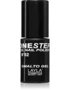 Layla Cosmetics One Step lak na nehty odstín N.2 100% Black 5 ml