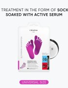 L’biotica Masks regenerační maska na chodidla ve formě ponožek 32 ml