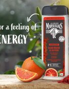 Le Petit Marseillais Červený pomeranč & Šafrán sprchový gel 4 v 1 pro muže 400 ml