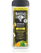 Le Petit Marseillais Zelený pomeranč & Limetková kůra sprchový gel 4 v 1 pro muže 400 ml