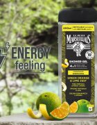 Le Petit Marseillais Zelený pomeranč & Limetková kůra sprchový gel 4 v 1 pro muže 400 ml