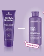Lee Stafford Bleach Blondes Toning Conditioner tónovací kondicionér pro blond a melírované vlasy 250 ml