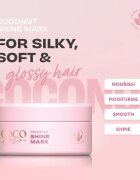Lee Stafford CoCo LoCo Agave rozjasňující maska pro lesk a hebkost vlasů 200 ml