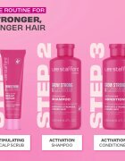 Lee Stafford Grow Strong & Long Stimulating Scapl Scrub peeling na vlasovou pokožku vegan 100 ml