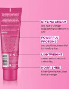 Lee Stafford Grow Strong & Long Styling Cream stylingový krém s proteinem 100 ml