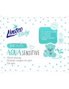 Linteo Baby Aqua Sensitive dětské jemné vlhčené ubrousky 10 ks