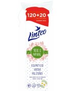Linteo Natural Cotton Pads vatové tampónky 140 ks