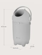Lionelo Purebin koš na pleny Grey 10l 1 ks