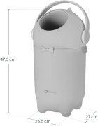 Lionelo Purebin koš na pleny Grey 10l 1 ks