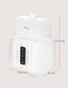 Lionelo Thermup Double White Bottle Warmer 6in1 multifunkční ohřívač kojeneckých lahví 6 v 1 1 ks