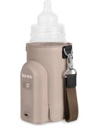Lionelo Thermup Go Evo cestovní ohřívač vody a mléka Beige Taupe 1 ks