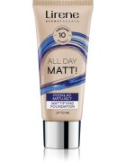 Lirene ALL DAY MATT! matující fluidní make-up pro dlouhotrvající efekt odstín 10 Porcelain 30 ml