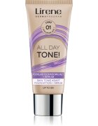 Lirene ALL DAY TONE! hydratační make-up pro zářivý vzhled pleti odstín 01 Light 30 ml