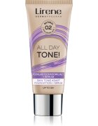 Lirene ALL DAY TONE! hydratační make-up pro zářivý vzhled pleti odstín 02 Natural 30 ml