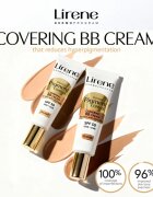 Lirene Derma Pigment Control Covering BB Cream SPF 50 rozjasňující BB krém proti pigmentovým skvrnám odstín 01 Light 30 ml