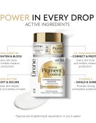 Lirene Derma Pigment Control Cream SPF 50 rozjasňující hydratační krém proti pigmentovým skvrnám SPF 50 50 ml