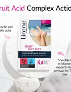 Lirene Foot Care exfoliační ponožky pro zjemnění a hydrataci pokožky nohou 25% Urea 1 pár