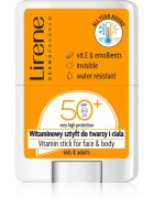 Lirene Vitamin Stick For Face&Body lokální péče proti slunečnímu záření na obličej a tělo SPF 50 15 g