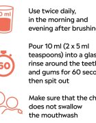 Listerine Smart Rinse Mild Berry ústní voda pro děti 500 ml